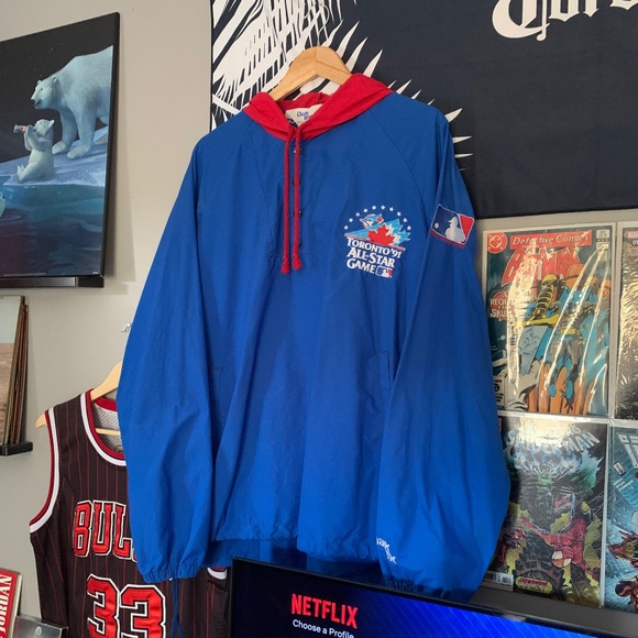 Vintage 1991 Chalk Line Toronto Blue Jays All Star Game Jacket - Picture 2 of 9